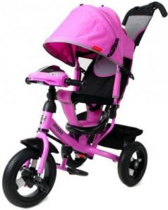 Велосипед Moby Kids Comfort AIR Car1 300/250 мм розовый 641086
