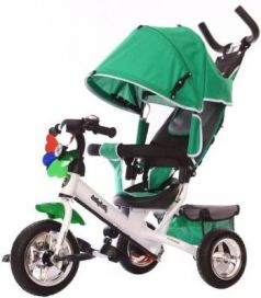 Велосипед Moby Kids Comfort EVA 250/200 мм зеленый 641050