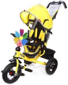 Велосипед Moby Kids Comfort 12x10 AIR 300/250 мм желтый 641150
