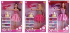 Кукла Defa Lucy с набором обуви 13 пар и 4 аксесс.,в ассорт.