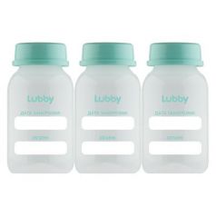 Бутылочки-контейнеры для грудного молока, 3 шт., 125, мл