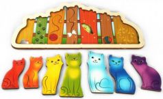 Рамка-вкладыш Нескучные игры "Разноцветные котята"