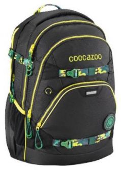 Рюкзак светоотражающие материалы Coocazoo e-ScaleRale TecCheck black зеленый черный