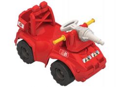 Каталка-машинка Нордпласт Пожарная машина красный от 1 года пластик 431014