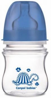 Бутылочка для кормления Canpol EasyStart 120 мл с 3 месяцев синий 35/205