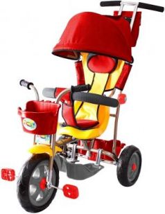 Велосипед Rich Toys Galaxy Лучик с капюшоном красный Л001