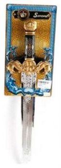 Оружие Shantou Gepai Меч Рыцарский серебристый золотистый Т57391