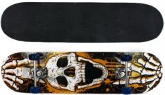Скейтборд Shantou Gepai Skull 79х20 см, PVC колеса