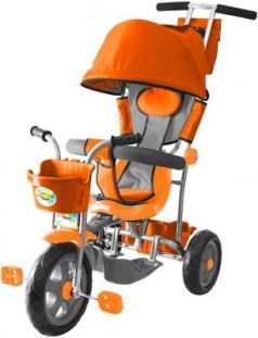 Велосипед Rich Toys Galaxy Лучик с капюшоном оранжевый Л001