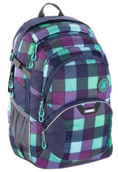Рюкзак светоотражающие материалы Coocazoo Green Purple District 30 л бирюзовый синий