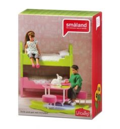 Мебель для кукол Lundby Смоланд Детская с 2 кроватями