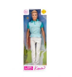 Кукла Defa Кевин в голубом поло 28 см
