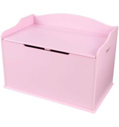 Ящик для игрушек KidKraft Austin Toy Box, цвет: розовый