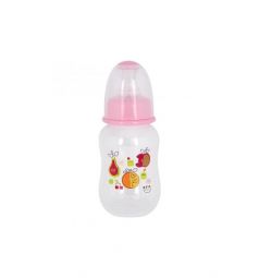 Бутылочка Ням-Ням для кормления полипропилен с рождения, 150 мл, цвет: розовый