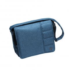 Сумка для колясок Moon Messenger bag, цвет: blue panama