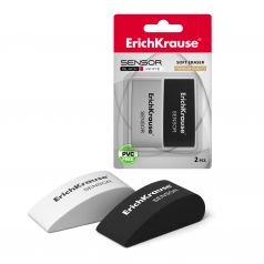 Ластик Термопластичная резина Erich Krause Sensor Black&White