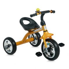 Трехколесный велосипед Lorelli A28, цвет: golden/black