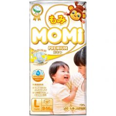 Подгузники Momi Premium (9-14 кг) 50 шт.