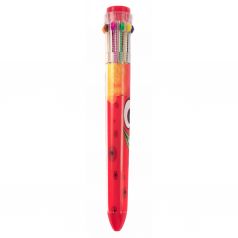 Ароматизированная многоцветная шариковая ручка Scentos 10 цветов розовый корпус
