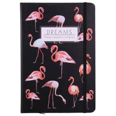 Записная книжка линейка 80л Darvish «Фламинго»