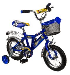 Детский двухколесный велосипед Leader Kids G12BA112, цвет: синий