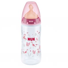Бутылочка Nuk соска с отверствием М размер 1 полипропилен с рождения, 300 мл