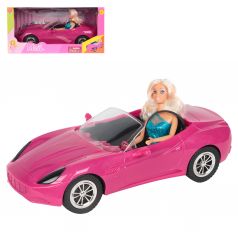 Кукла Defa Lusy в автомобиле (в синем платье) 30 см