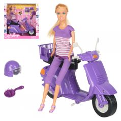 Игровой набор Defa Кукла и аксессуары (фиолетовый) 26 см