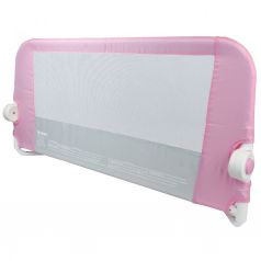 Munchkin Lindam бортик защитный для кровати Sleep™ Safety на метал. каркасе с тканью 95 см Розовый