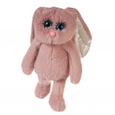 Мягкая игрушка Abtoys Реснички. Кролик 20 см цвет: розовый