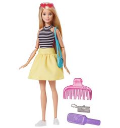 Кукла Barbie в платье-трансформере