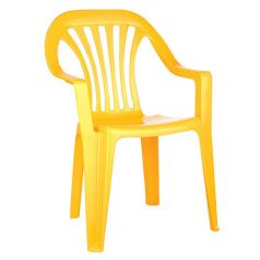 Детский стул Бытпласт, цвет:желтый