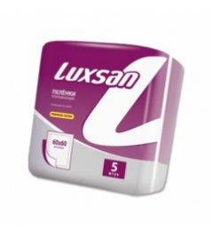 Пеленка Luxsan Premium/Extra одноразовые 60 х 60 см, 1