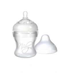 Бутылочка Nuby с антиколиковой системой пластик с рождения, 150 мл, цвет: белый