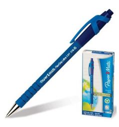 Ручка шариковая автоматическая Paper Mate Flexgrip Ultra RT син