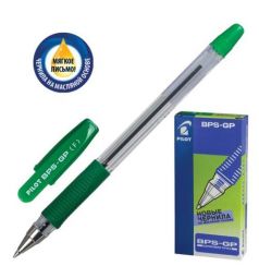 Ручка шариковая масляная Pilot BPS-GP-F зелен
