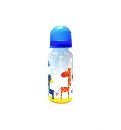 Бутылочка Бусинка пластик, 250 мл, цвет: голубой