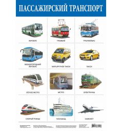 Плакат Дрофа Пассажирский транспорт