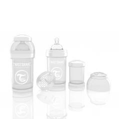 Бутылочка для кормления Twistshake Антиколиковая полипропилен с рождения, 180 мл, цвет: белый