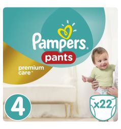 Трусики Pampers Premium Care Pants 4 размер (9-15 кг) 22 шт.