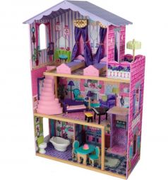Дом для кукол KidKraft Для барби с мебелью особняк мечты 126 см