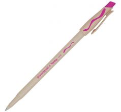 Ручка шариковая Paper Mate Replay с ластиком розовая