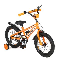Детский двухколесный велосипед Leader Kids, цвет: оранжевый