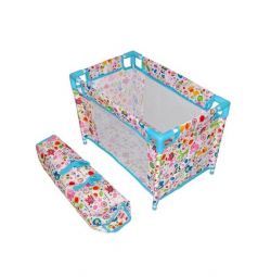 Мебель для куклы Mary Poppins Кроватка Фантазия разборная голубая 53.5 x 32 x 33.5 см