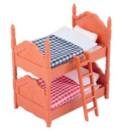 Мебель для кукол Mimi Stories Двухярусная кровать (9 предметов) 9.5 х 10 х 6 см