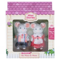 Набор фигурок Mimi Stories Семья мышей (2 фигурки) 8 см