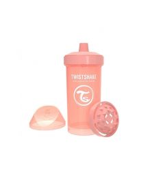 Поильник Twistshake Kid cup, цвет: персиковый