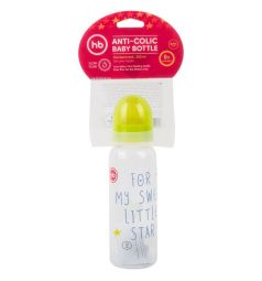 Бутылочка Happy Baby с латексной соской полипропилен с рождения, 250 мл