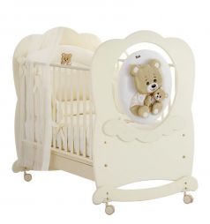 Детская кроватка Baby Expert Abbracci-Trudi, цвет: кремовый