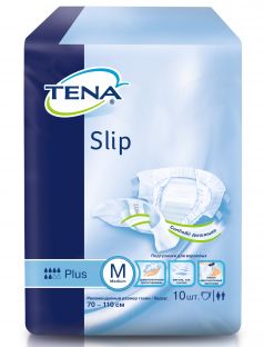 Подгузники для взрослых TENA Slip Plus M, 10шт.